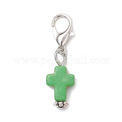 Подвесные украшения из синтетической бирюзы&nbsp;KEYC-JM03884