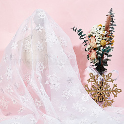 Сетчатые ткани из полиэстера&nbsp;DIY-WH0622-375B