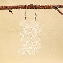 Висячие серьги из акрила в форме пузырьков&nbsp;FS-WG02476-01