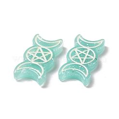 Кабошоны из смолы&nbsp;LS-RESI-G055-01G