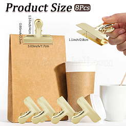 Зажимы для пакетов из нержавеющей стали&nbsp;AJEW-WH20054-070A