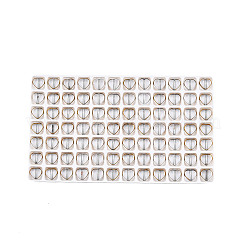 504шт гальванические стеклянные бусины&nbsp;EGLA-N006-064