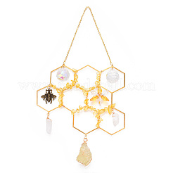 Подвеска с натуральным цитрином&nbsp;PW-WG65291-03