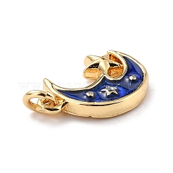 Кулоны из экологически чистой латуни с эмалью&nbsp;LS-KK-D066-15G-RS