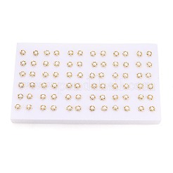 Серьги-гвоздики из латуни и натурального жемчуга&nbsp;PEAR-N020-WX15