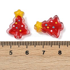 Прозрачные стеклянные эмалевые бусины&nbsp;LAMP-S070-05C