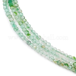 Натуральный зеленый бисер пряди оникс Агат&nbsp;G-L633-A01-2mm