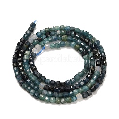 Натуральный турмалин бисер нитей&nbsp;G-L634-D01-2.5x2.5mm-C