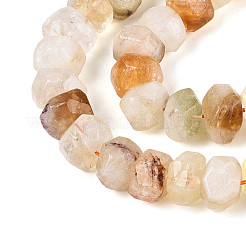 Природный желтый кварц нитей бисера&nbsp;G-N347-17A-05