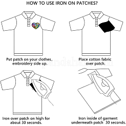 20 шт. Компьютеризированная вышивка ткань утюгом / пришить патчи&nbsp;PATC-CY0001-26B