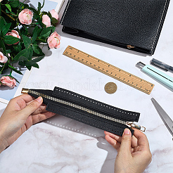 1 шт. фурнитура для шитья молний из искусственной кожи&nbsp;FIND-CL0001-17B