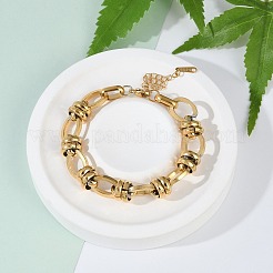 Браслеты-цепочки из нержавеющей стали 304&nbsp;BJEW-L610-22G