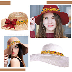 15 ярд филигранной гофрированной кружевной ленты&nbsp;OCOR-WH0077-81