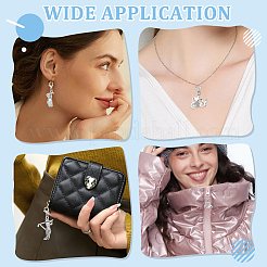 48 шт. 6 стиля подвески из сплава на тему гольфа&nbsp;HJEW-HY00055