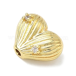 Латунные микропаве из прозрачного кубического циркония&nbsp;KK-I476-19G