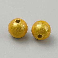 Матовые акриловые бусины&nbsp;OACR-TAC0001-13G