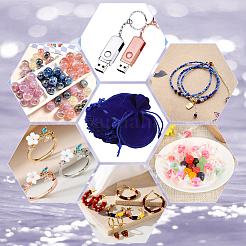 20 шт. бархатные сумки-шнурки из тыквы&nbsp;TP-BBC0001-07A-03