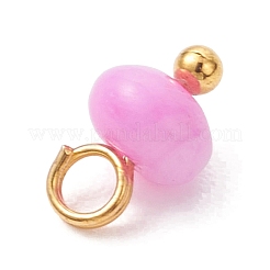 Подвески-рондели из окрашенных натуральных ракушек&nbsp;PALLOY-JF04744