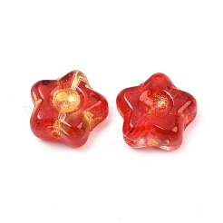 Гальванопокрытие и стеклянные бусины с золотым металлическим плетением&nbsp;EGLA-T029-02C