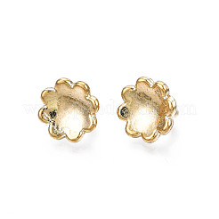 Цветочные акриловые бусины с УФ-покрытием&nbsp;PACR-R239-02