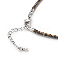 Изготовление ожерелья из плетеного нейлонового шнура толщиной 2.5 мм&nbsp;FIND-G095-01P