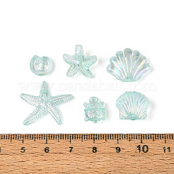 Прозрачные акриловые бусины с океанской тематикой&nbsp;TACR-T028-69-01B