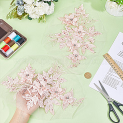 Полиэстер компьютеризированная вышивка ткань утюгом / пришить заплатки&nbsp;DIY-WH0504-667B