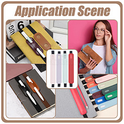 4 шт. 4-цветный чехол для ручки из искусственной кожи&nbsp;AJEW-PH0006-84B