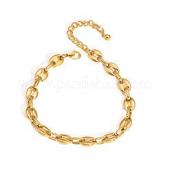 Модные женские браслеты-цепочки из нержавеющей стали 304 в форме кофейных зерен&nbsp;CS8470-1