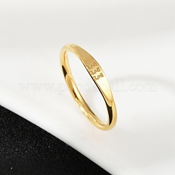 Кольца из нержавеющей стали 304 с гладкими полосами&nbsp;LS-RJEW-P151-01G-01