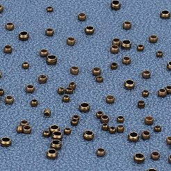 Зажимные бусины из латуни&nbsp;KK-PH0035-29AB