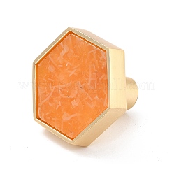 Шестигранник с латунными ручками и ручками для коробок с мраморным узором&nbsp;LS-DIY-P054-C08