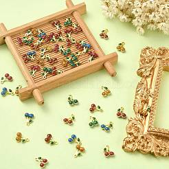 Подвески из латуни с эмалью&nbsp;ENAM-CJ0004-04