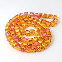 Гальванические стеклянные бусины&nbsp;EGLA-E006-3D