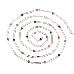 Латунные цепи с овальными и плоскими круглыми звеньями&nbsp;CHC-TA0001-23