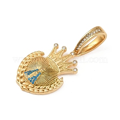 Нержавеющая сталь 304 с подвесками из стразов&nbsp;STAS-Z171-25G-01