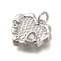 Стойки обшивки латунь микро проложить Циркон подвеску&nbsp;KK-I716-09P