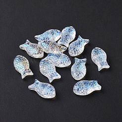 Прозрачный Electroplate стеклянные бусины&nbsp;X-GLAA-I050-10K