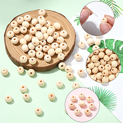 Натуральные незаконченные деревянные бусины&nbsp;WOOD-SP0001-62B