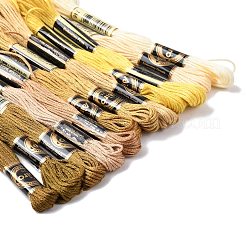 6-слойная полиэфирная нить для вышивания&nbsp;OCOR-WH20074-01A-04