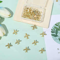 30 шт. железные кнопки для самолета&nbsp;AJEW-SC0031-48