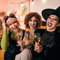 4 шт. 2 стиля реквизит для розыгрыша на Хэллоуин из ПВХ с длинным носом&nbsp;AJEW-CN0004-49