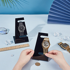 Г-образные акриловые подставки для часов&nbsp;ODIS-WH0086-089B-02