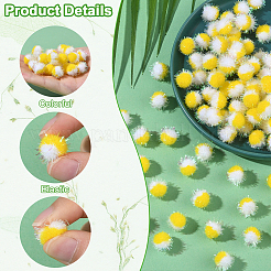 100шт полиэстеровый помпон-шар&nbsp;DIY-SC0031-43B