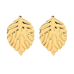 Серьги-гвоздики из нержавеющей стали 304&nbsp;LS-EJEW-S267-01G-A