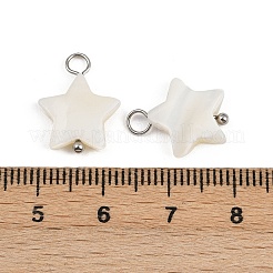 Подвески в форме звезд из натуральных ракушек&nbsp;X1-STAS-D378-35P