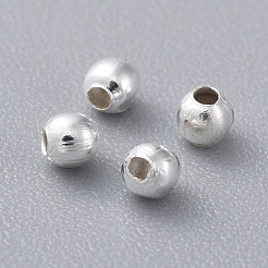 Серебряные плакированные круглыми железными бусинами&nbsp;X-E004-S
