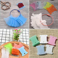 200 шт. 5-х цветные ПВХ-пластиковые доски для намотки нитей&nbsp;TOOL-SC0001-82