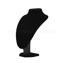 Мдф покрытый вельветом бюст в форме ожерелья витрины&nbsp;LS-ODIS-S015-01C