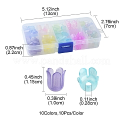 9 цвет прозрачных акриловых бусин&nbsp;OACR-FS0001-72